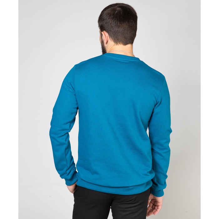 Джемпер мужской 6410 цвет бирюзовый, р-р 52
