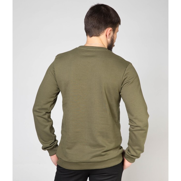 Джемпер мужской 6410 цвет зелёный, р-р 54