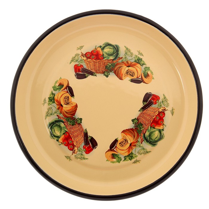 Тарелка 500 мл "Урожай", цвет кремовый
