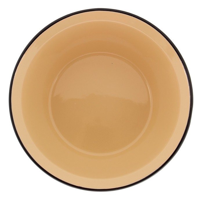 Миска 3,5 л "Клубника садовая", цвет кремовый