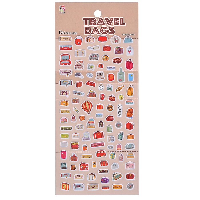 Наклейка пластик "Багаж"   22,5х10 см