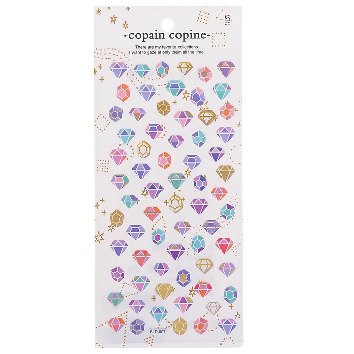 Наклейка пластик "Женские штучки" МИКС 23х10 см