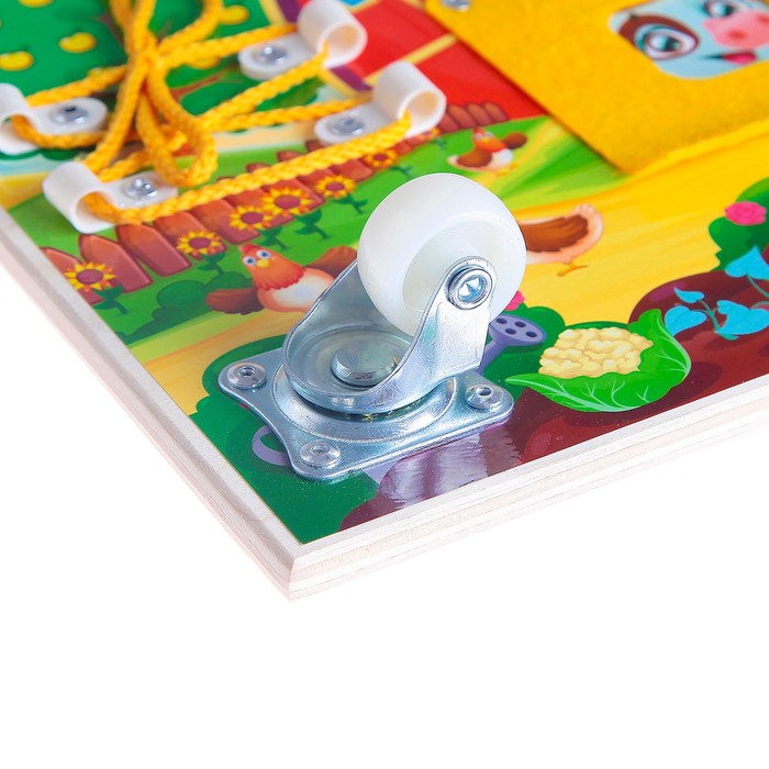 Бизиборд "Солнечная ферма" 25 х 25 см