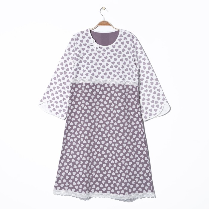 Сорочка женская Капучино цвет коричневый, р-р 42