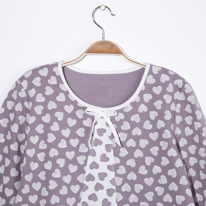 Пижама женская (джемпер, бриджи) Капучино цвет коричневый, р-р 50