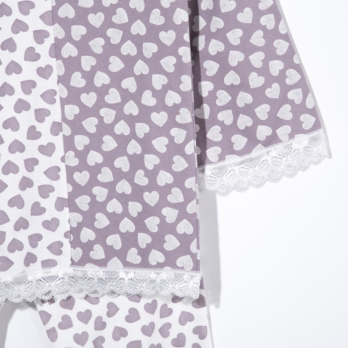 Пижама женская (джемпер, бриджи) Капучино цвет коричневый, р-р 54