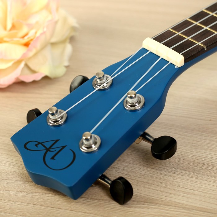 УКУЛЕЛЕ СОПРАНО WOODCRAFT UK-300, цвет голубой