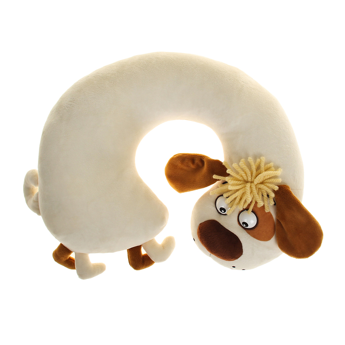 Мягкая игрушка-подголовник "Дружок" 35 см 036