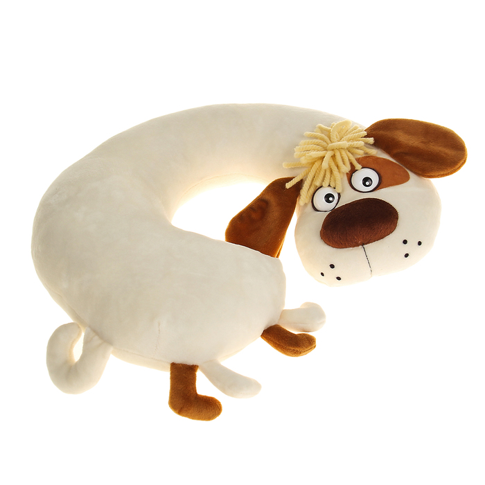 Мягкая игрушка-подголовник "Дружок" 35 см 036