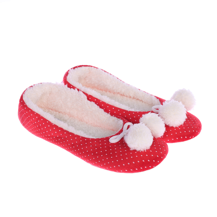 Обувь домашняя женская (балетки) "С Новым годом!", размер 36/37