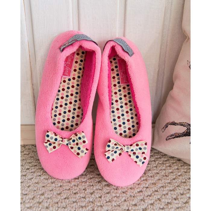 Обувь домашняя женская (балетки) "Любимой доченьке!", размер 38/39