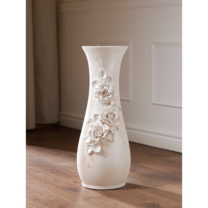 Ваза "Осень" лепка золото № 1