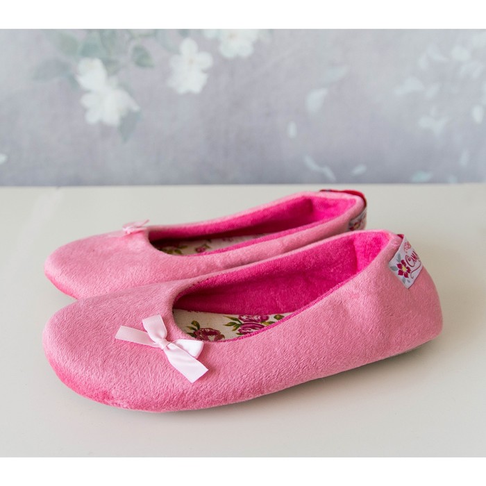 Обувь домашняя женская (балетки) "С 8 марта!", размер 36/37