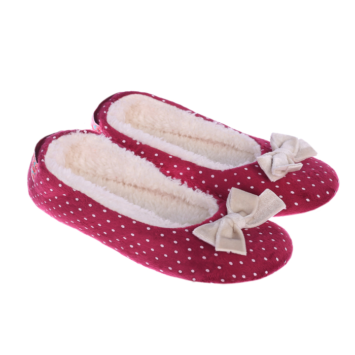 Обувь домашняя женская (балетки) "Любимой маме!", размер 38/39