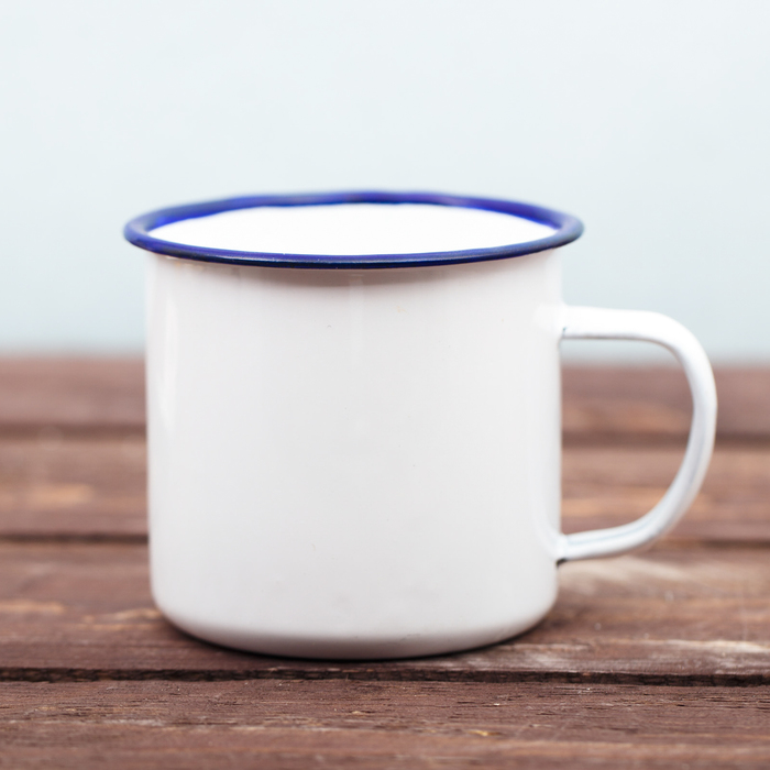 Кружка эмалированная "Милой подружке", 350 мл