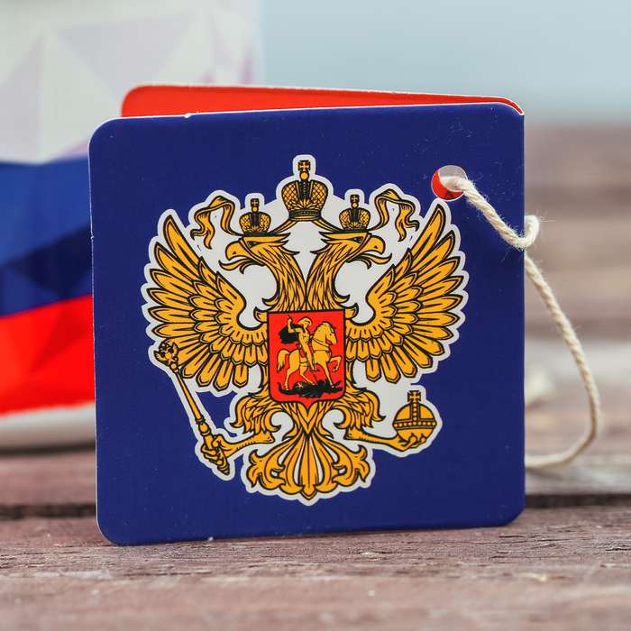 Кружка эмалированная "Россия", 350 мл