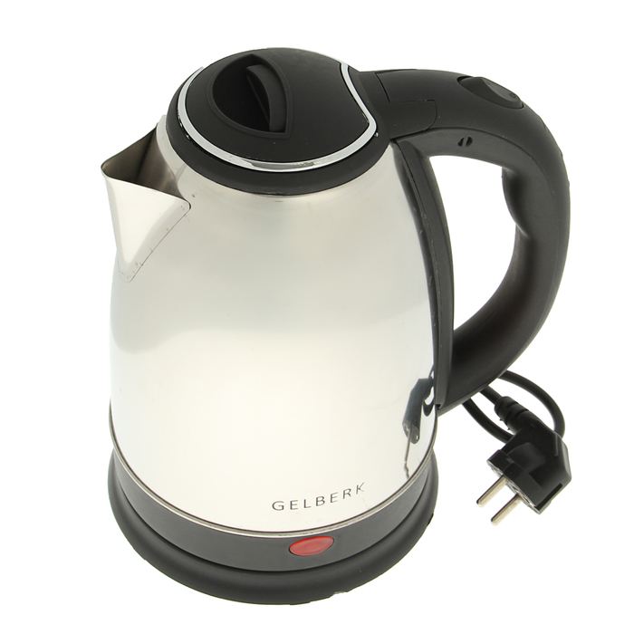 Чайник электрический GELBERK GL-334, 1.8 л, 1500 Вт, нержавеющая сталь, глянец