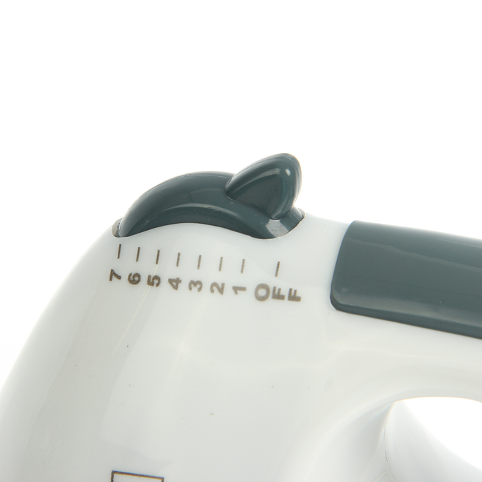 Миксер Gelberk GL-501, 200 Вт, чаша 2.л, 2 комплекта венчиков, 7 режимов, белый