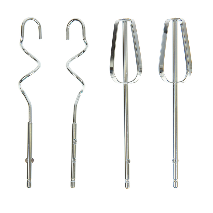 Миксер Gelberk GL-501, 200 Вт, чаша 2.л, 2 комплекта венчиков, 7 режимов, белый