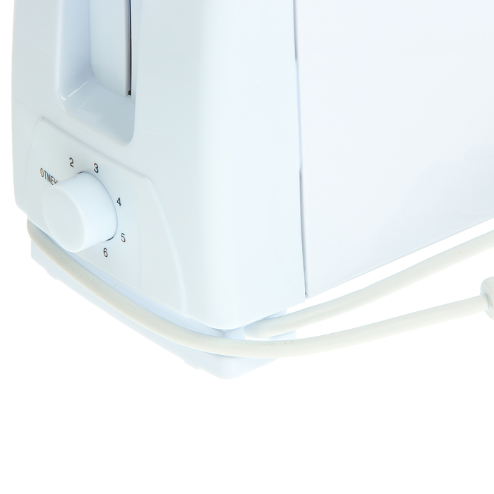 Тостер Gelberk GL-554, 700 Вт, регулятор нагрева, белый