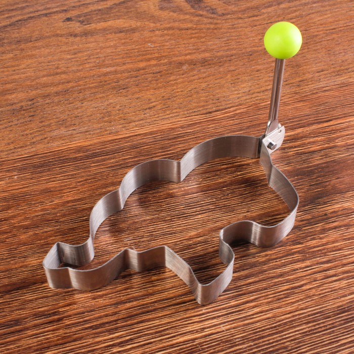 Набор "Пусть каждое утро будет добрым": форма для яичницы 14 х 7,6 см, прихватка 16,5 х 16,5 см