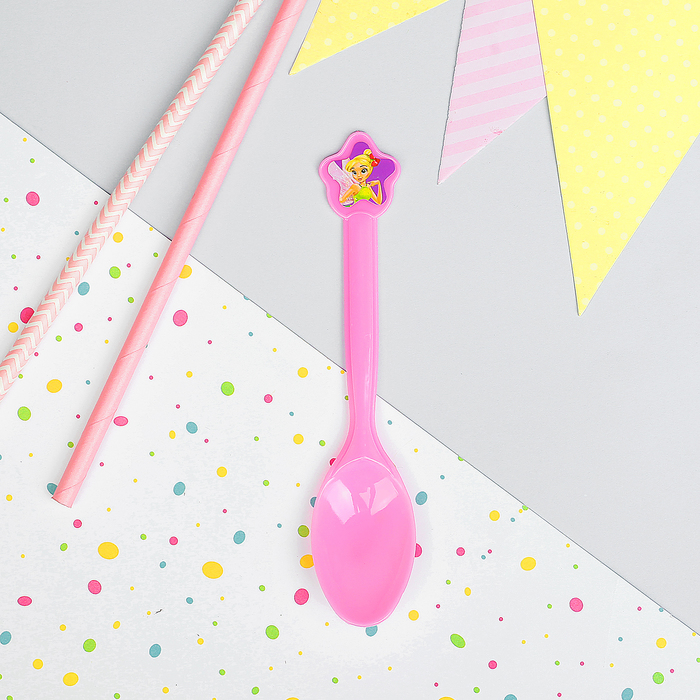 Ложка пластиковая "Фея", набор 6 шт.