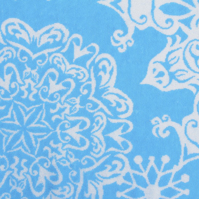 Полотенце махровое "Fragile" ,50х90 см, голубой, 420 г/м 2 ,100% хл. ПЛ-2602-2889