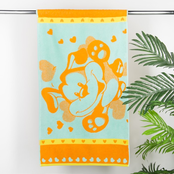 Полотенце махровое "Wonder", 50х90 см, желтый, 420 г/м 2 ,100% хл. ПЛ-2602-3068