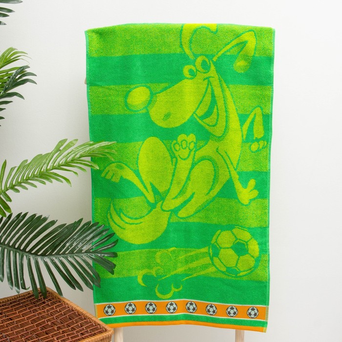 Полотенце махровое "Bounce", 50х90 см, зеленый, 420 г/м 2 ,100% хл. ПЛ-2602-3065