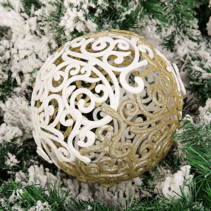 Шар "Ажурный" 20 см, микс