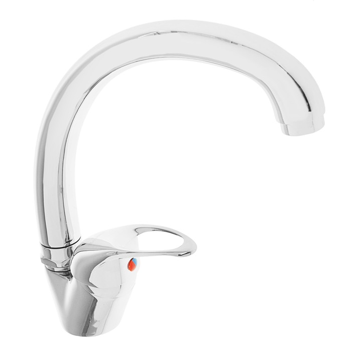 Смеситель для кухни KOMRAD S21-011, однорычажный, хром