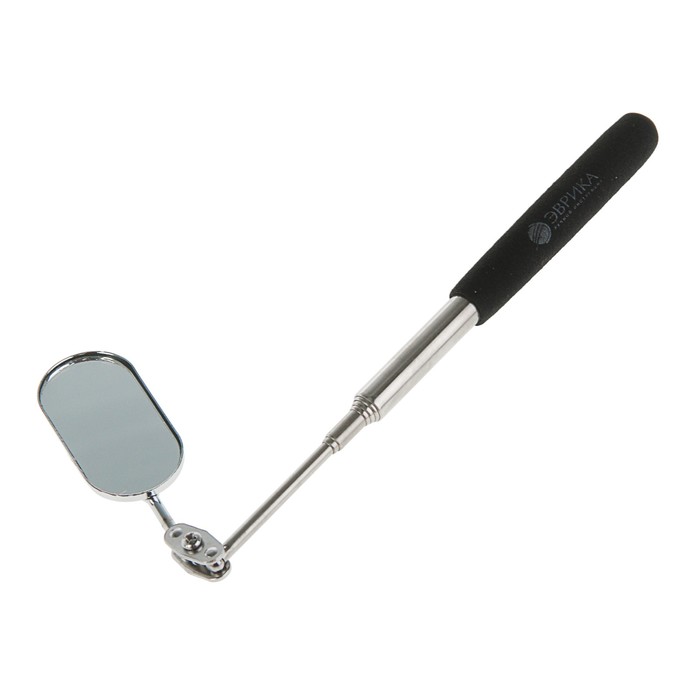 Зеркало "Эврика", телескопич., прямоуг., с резиновой ручкой, 25,4 х 50,8 мм, длина 715 мм