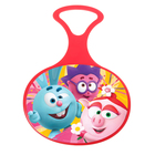 Ледянка  СМЕШАРИКИ  Крош, Ежик и Нюша, 310 х 410 х 4 мм, цвет красный