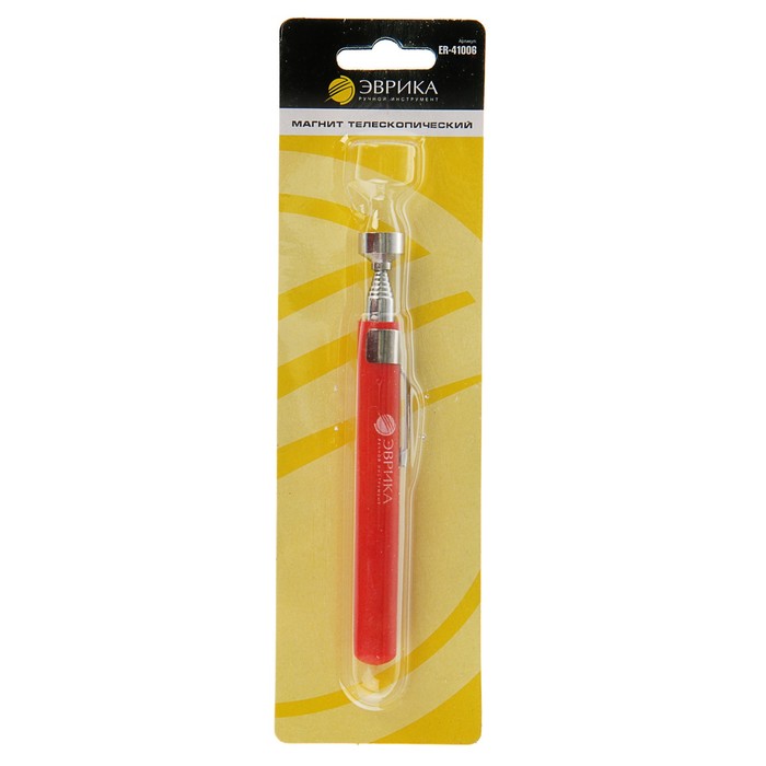 Магнит "Эврика", телескопический, с резиновой ручкой, 3,6 кг, max длина 610 мм