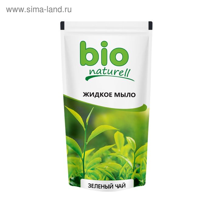 Жидкое мыло Bio Naturell «Зелёный чай», дой-пак, 500 мл