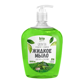 

Жидкое мыло Bio Naturell «Зелёный чай», с дозатором, 1000 мл