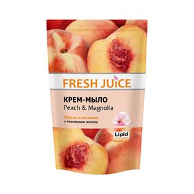 

Жидкое крем-мыло Fresh Juice с глицерином «Персик и магнолия», 460 мл