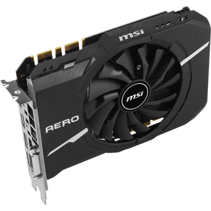 Видеокарта MSI GeForce GTX 1070 AERO ITX OC 8G,256bit,GDDR5,1531/8008,DVI,HDMI,DP
