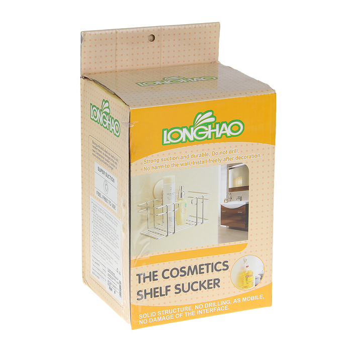 Держатель для ванных принадлежностей на вакуумной присоске