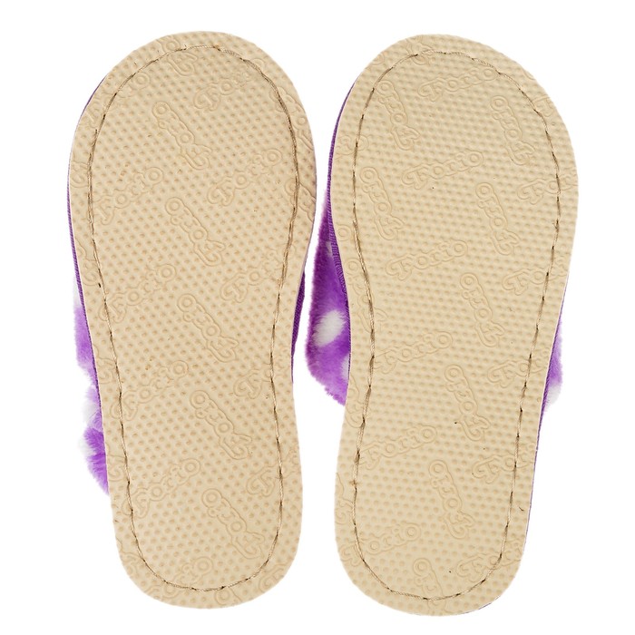 Тапочки детские Forio с фикс. пяточной частью арт. 136-7022 А, цвет фиолетовый, размер 30