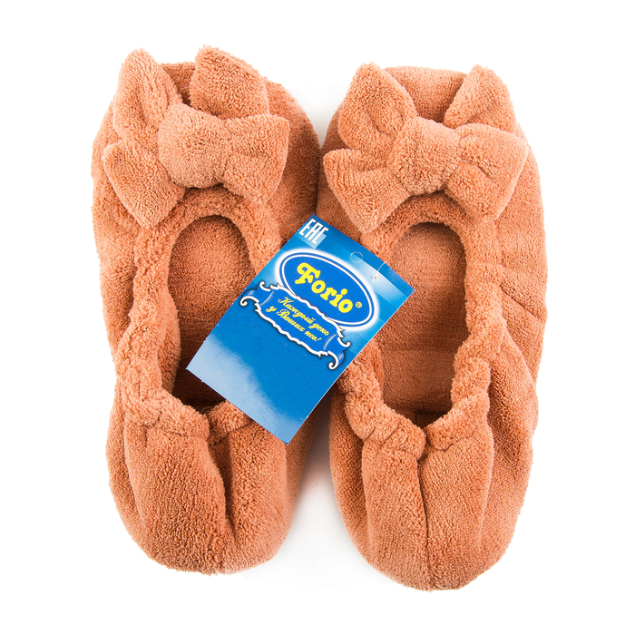 Тапочки женские Forio арт. 135-5518 Б, цвет бежевый, размер 37