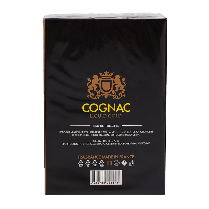 Туалетная вода для мужчин Cognac Liquid Gold, 100 мл