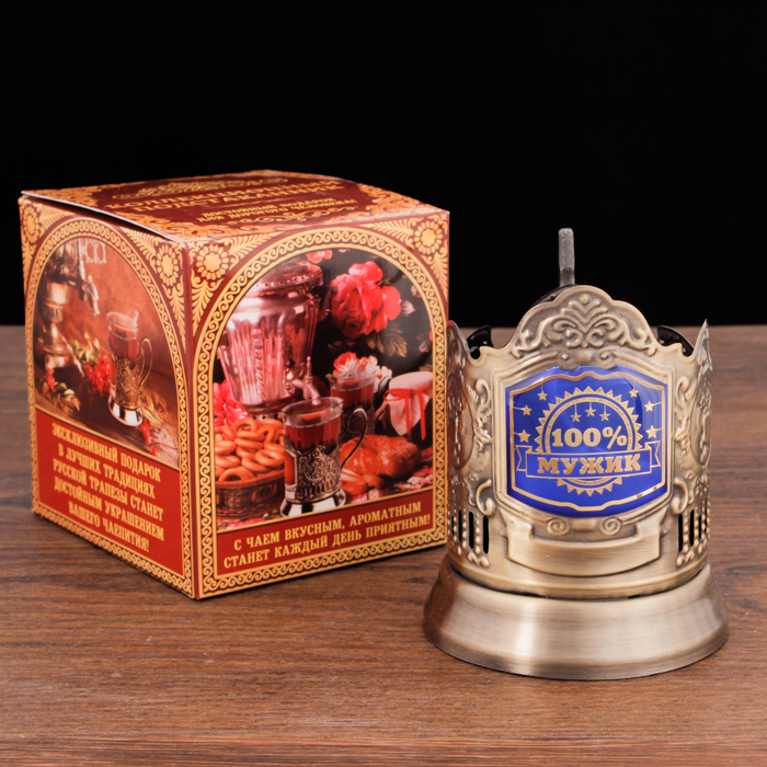 Подстаканник "100% мужик"