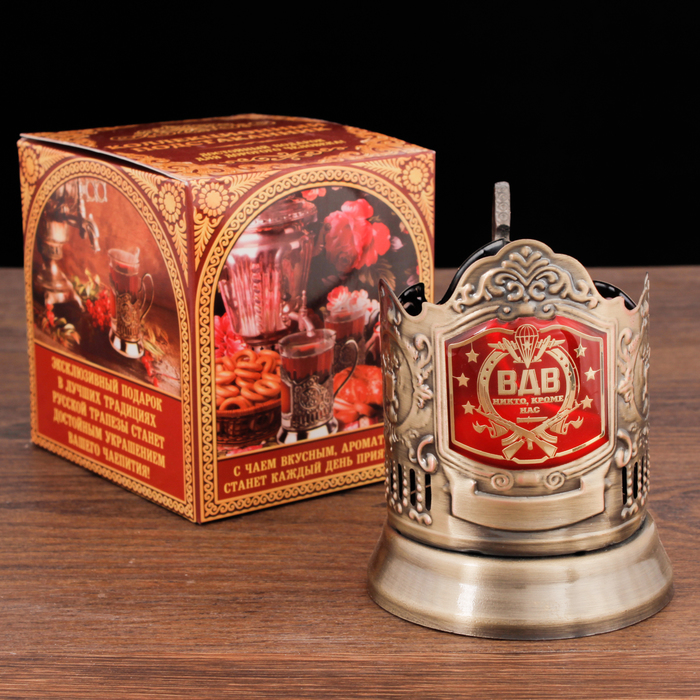 Подстаканник " ВДВ, никто кроме нас "