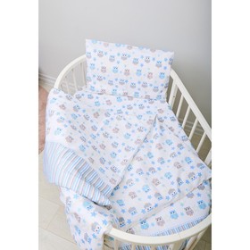 Детское постельное бельё «Софушки», размер 100×140 см, 110×140 см, 40×60 см, цвет голубой Ош