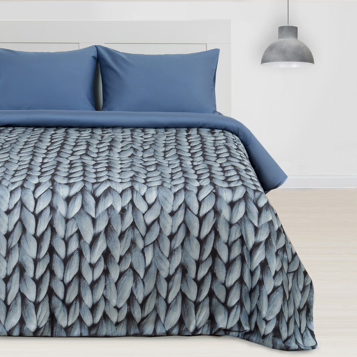 Постельное бельё "Этель" 2 сп Мягкие сны (вид 2) 175 х 215 см, 200 х 220 см, 50 х 70 см - 2 шт, мако-сатин, 128 г/м²