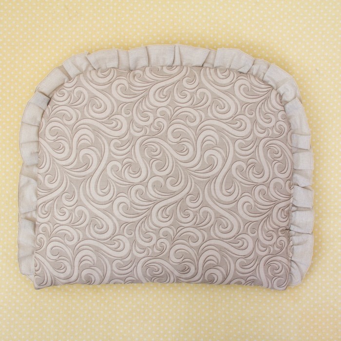 Комплект в круглую кроватку "Версаль", цв бежевый, бамбук 200гм 418-12