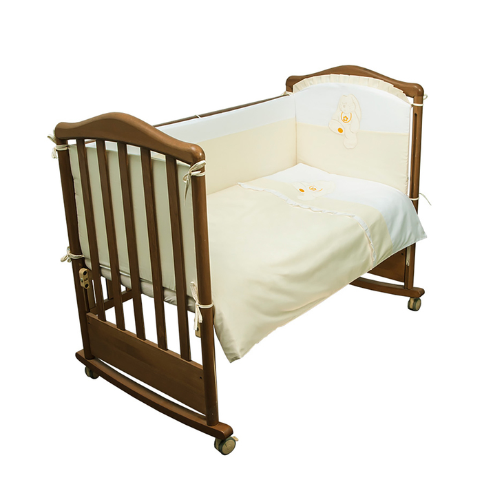 Комплект "Пушистик" 6 предметов, цв бежевый, сатин хл100