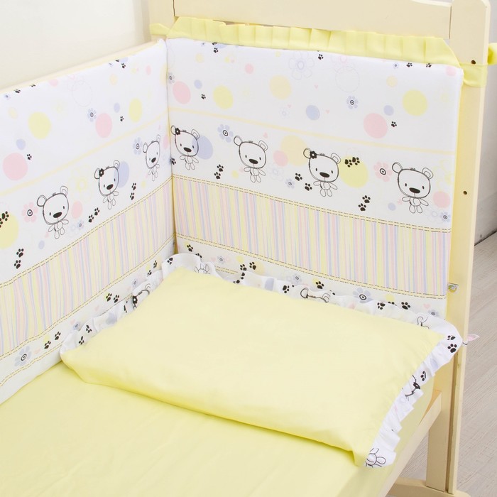 Комплект "Конфетти" 6 предметов, цв салатовый, сатин хл100 614/3