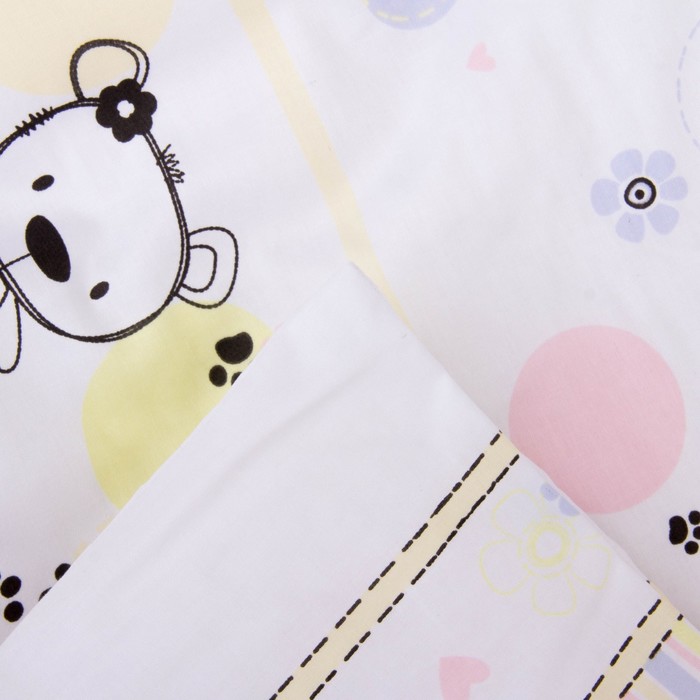 Комплект "Конфетти" 6 предметов, цв салатовый, сатин хл100 614/3